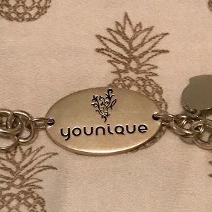 Younique Silver Bracelet With Charms